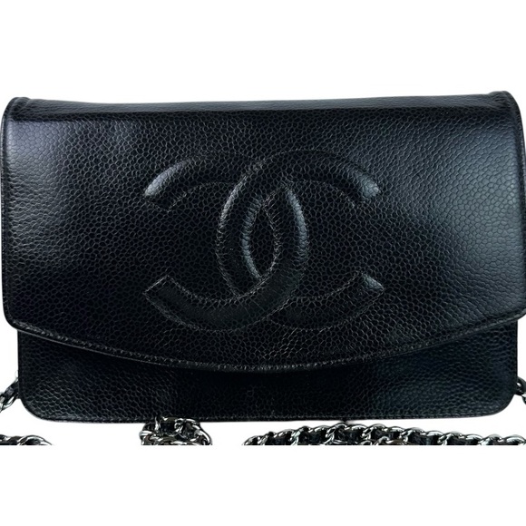 CHANEL CAVIAR LEATHER WOC Shoulder/Crossbody Bag SHW - Picture 13 of 13